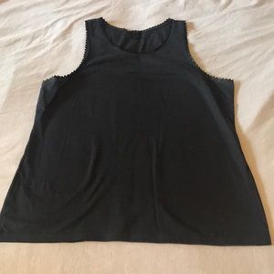 J. Crew Scalloped Tank Sz M EUC